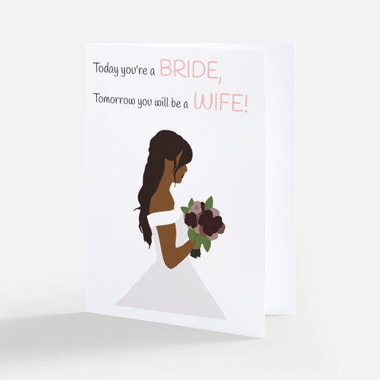 Bride Greeting Card